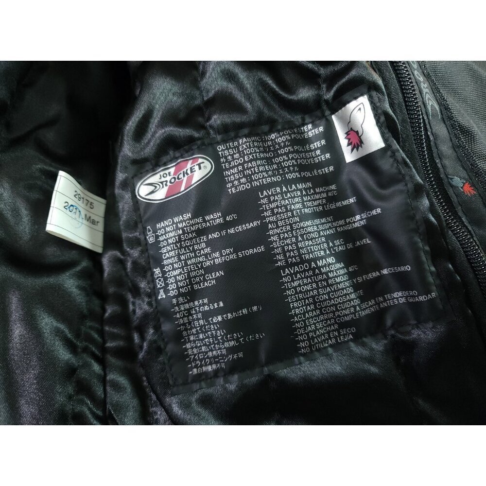 Joe Rocket Women’s Size Medium Armored Motorcycle Jacket Black Pink Atomic 4.0 - Picture 7 of 13
